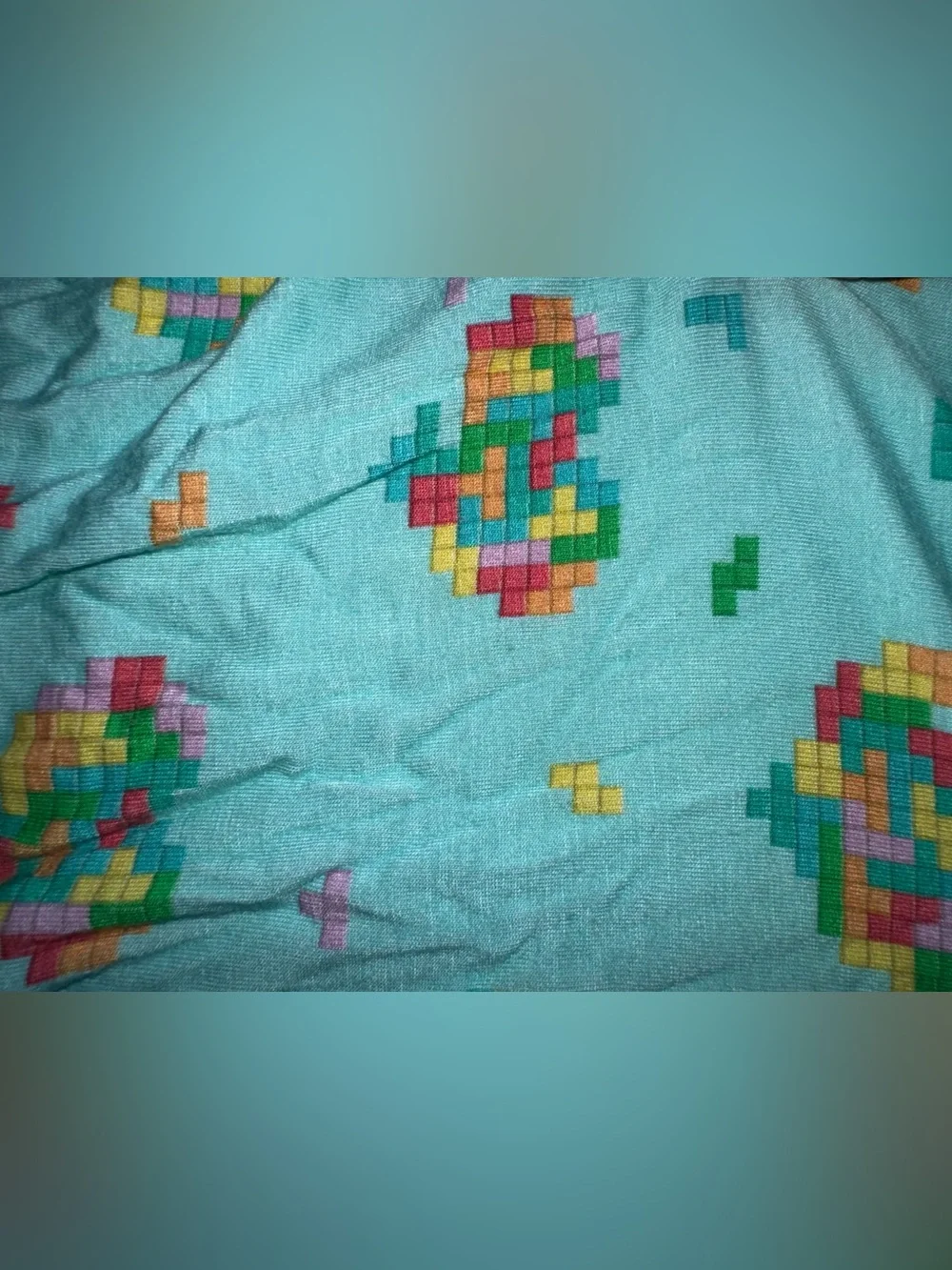 Posh Peanut 18-24M Gamer Pixel Rainbow Hearts Romper Bamboo Retired